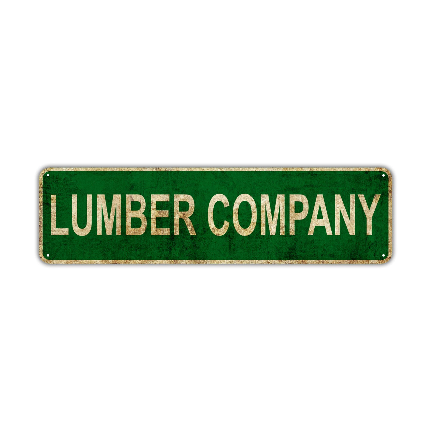 Lumber Company Vintage Retro Street Sign Rustic Metal Aluminum Decor Wall Shop Man Cave Bar Gift