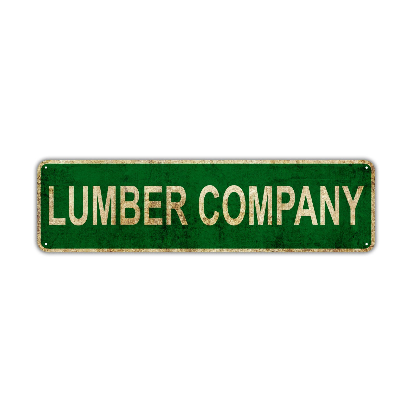 Lumber Company Vintage Retro Street Sign Rustic Metal Aluminum Decor Wall Shop Man Cave Bar Gift