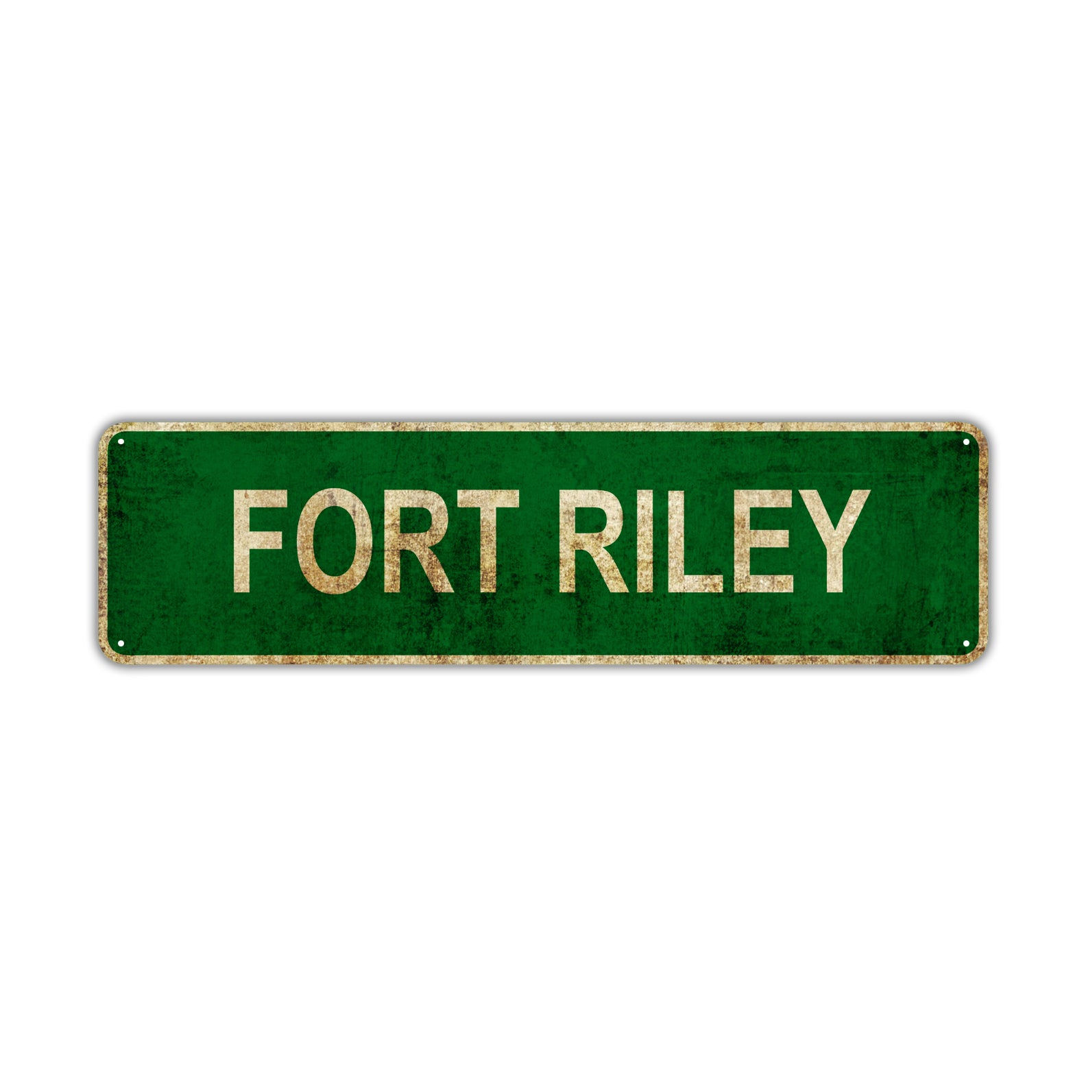 Fort Riley | Vintage Street Sign – Sign Fever