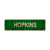 Hopkins Vintage Retro Street Sign Rustic Metal Aluminum Decor Wall Shop Man Cave Bar Gift
