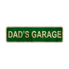 Dad's Garage Vintage Retro Street Sign Rustic Metal Aluminum Decor Wall Shop Man Cave Bar Gift