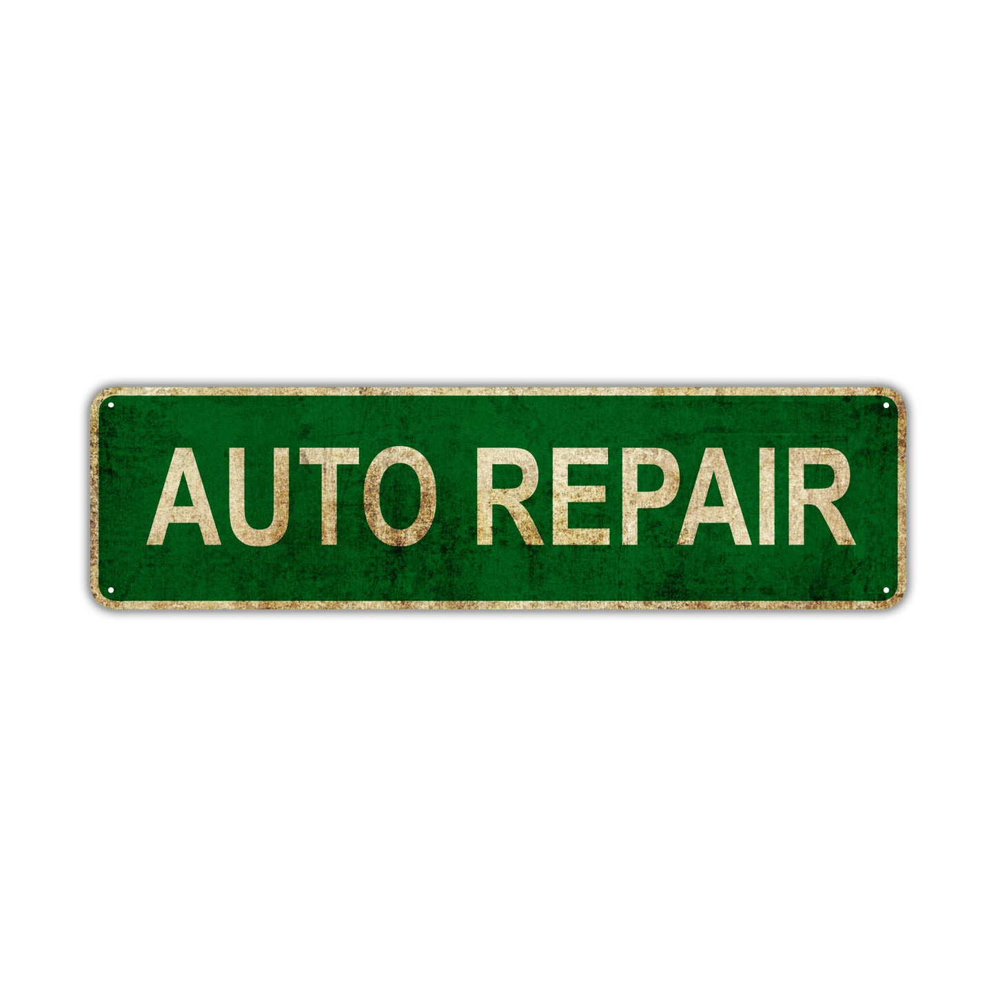 Auto Repair Vintage Retro Street Sign Rustic Metal Aluminum Decor Wall Shop Man Cave Bar Gift