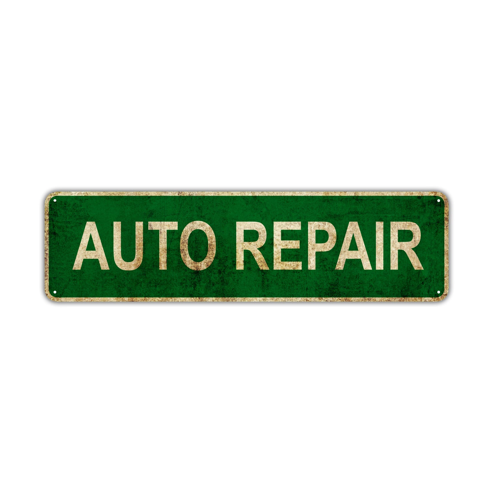 Auto Repair Vintage Retro Street Sign Rustic Metal Aluminum Decor Wall Shop Man Cave Bar Gift