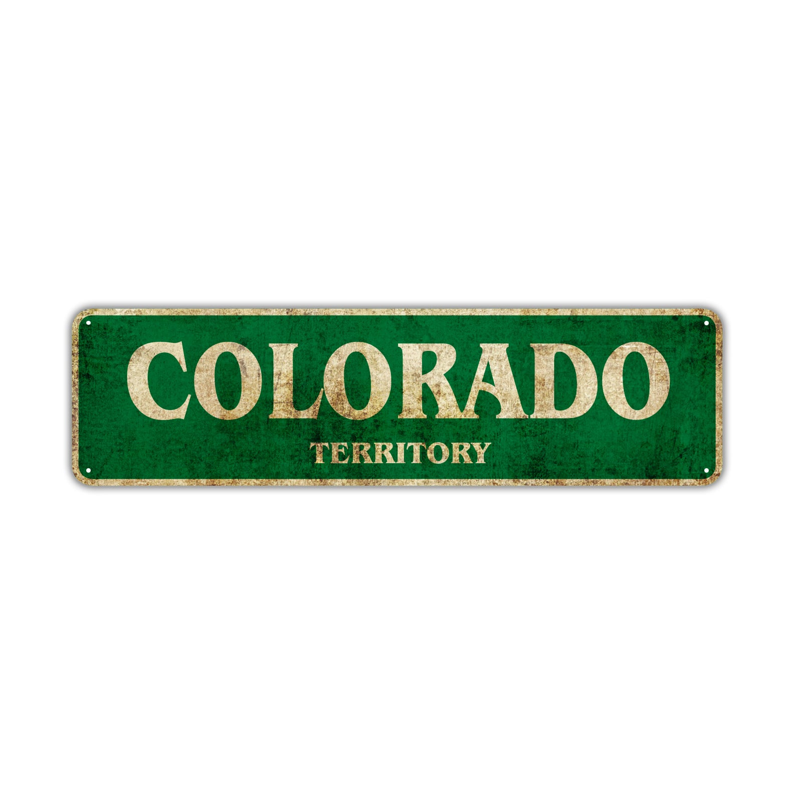 Colorado Territory | Vintage Novelty Street Sign – Sign Fever