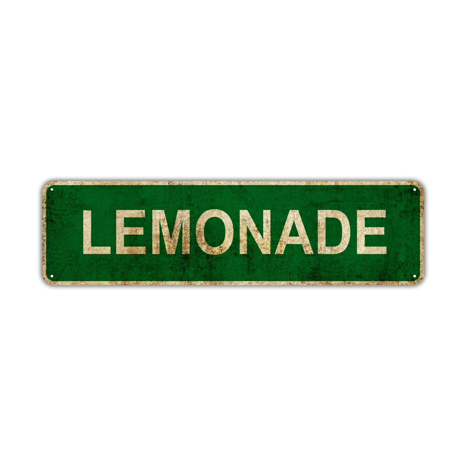 Lemonade Vintage Retro Street Sign Rustic Metal Aluminum Decor Wall Shop Man Cave Bar Gift