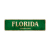 Florida Territory Vintage Retro Street Sign Rustic Metal Aluminum Decor Wall Shop Man Cave Bar Gift
