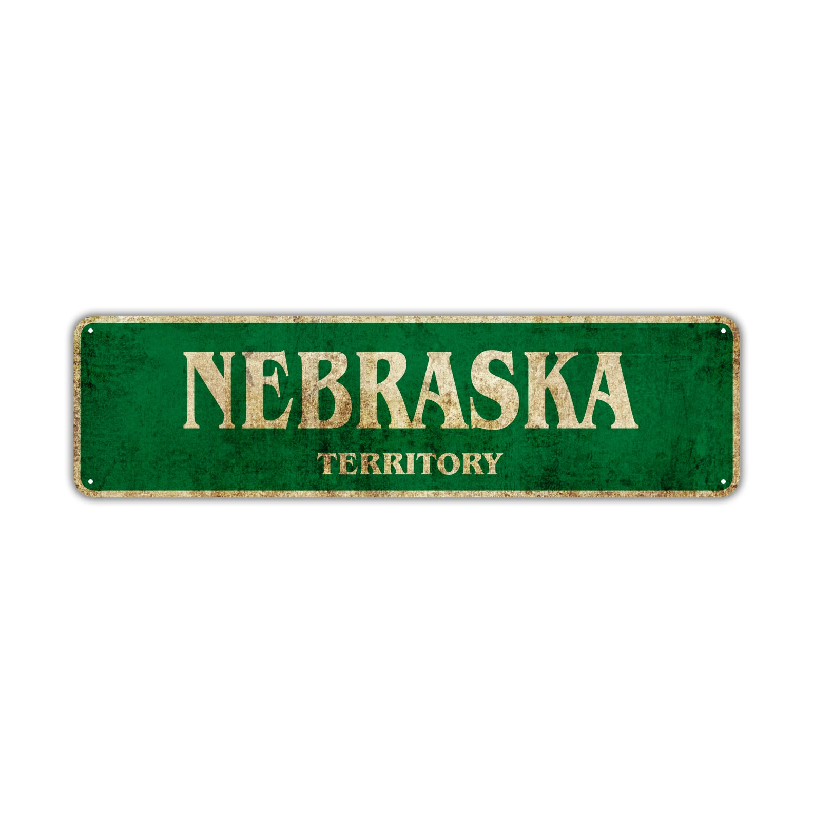 Nebraska Territory | Vintage Street Sign – Sign Fever
