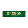 Oregon Territory Vintage Retro Street Sign Rustic Metal Aluminum Decor Wall Man Shop Cave Gift