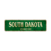 South Dakota Territory Vintage Retro Street Sign Rustic Metal Aluminum Decor Wall Man Shop Gift