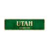 Utah Territory Vintage Retro Street Sign Rustic Metal Aluminum Decor Wall Man Shop Gift