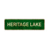 Heritage Lake Vintage Retro Street Novelty Sign Rustic Metal Aluminum Decor Wall Man Shop Cave Bar Gift
