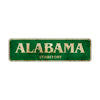 Alabama Territory Vintage Retro Street Novelty Sign Rustic Metal Aluminum Decor Wall Man Shop Cave Bar Gift