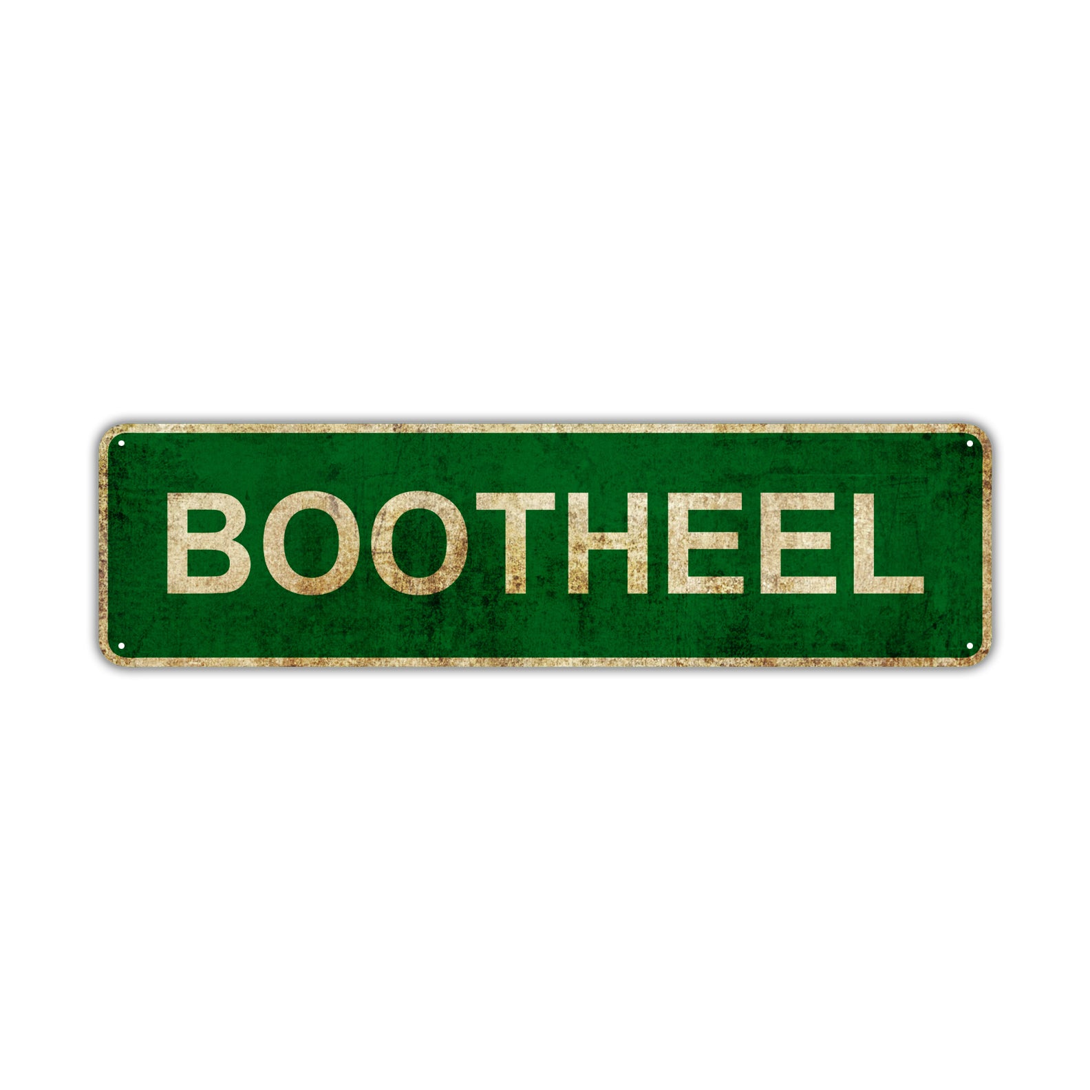 Bootheel | Old Looking Metal Street Signs – Sign Fever