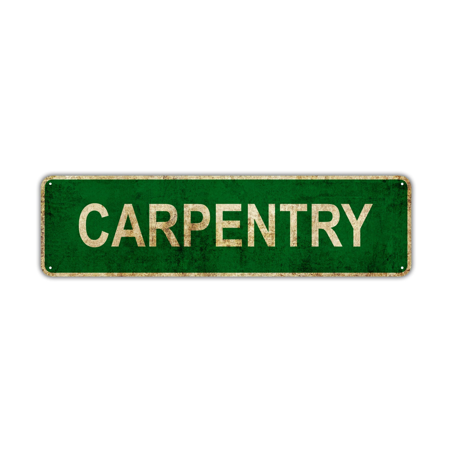 Carpentry Vintage Retro Street Novelty Sign Rustic Metal Aluminum Decor Wall Man Shop Cave Bar Gift