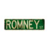 Romney St Vintage Retro Street Novelty Sign Rustic Metal Aluminum Decor Wall Man Shop Cave Bar Gift