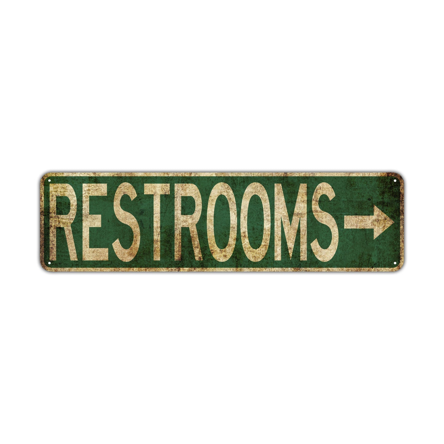 Restrooms Vintage Retro Street Novelty Sign Rustic Metal Aluminum Decor Wall Man Shop Cave Bar Gift