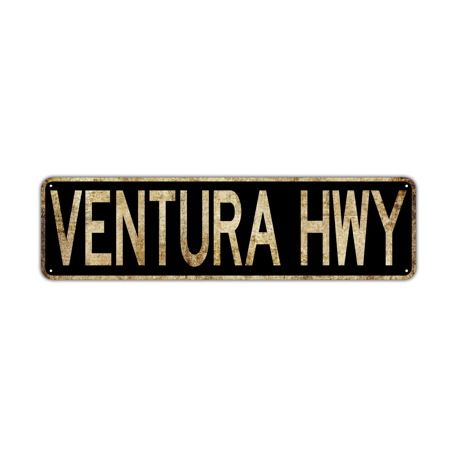 Ventura Hwy Vintage Retro Street Novelty Sign Rustic Metal Aluminum Decor Wall Man Shop Cave Bar Gift