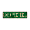 Unexpected Rd Vintage Retro Street Novelty Sign Rustic Metal Aluminum Decor Wall Man Shop Cave Bar Gift