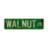 Walnut Dr Vintage Retro Street Novelty Sign Rustic Metal Aluminum Decor Wall Man Shop Cave Bar Gift