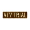 Atv Trial Vintage Retro Street Novelty Sign Rustic Metal Aluminum Decor Wall Man Shop Cave Bar Gift