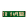 Fifth Avenue Vintage Retro Street Novelty Sign Rustic Metal Aluminum Decor Wall Man Shop Cave Bar Gift