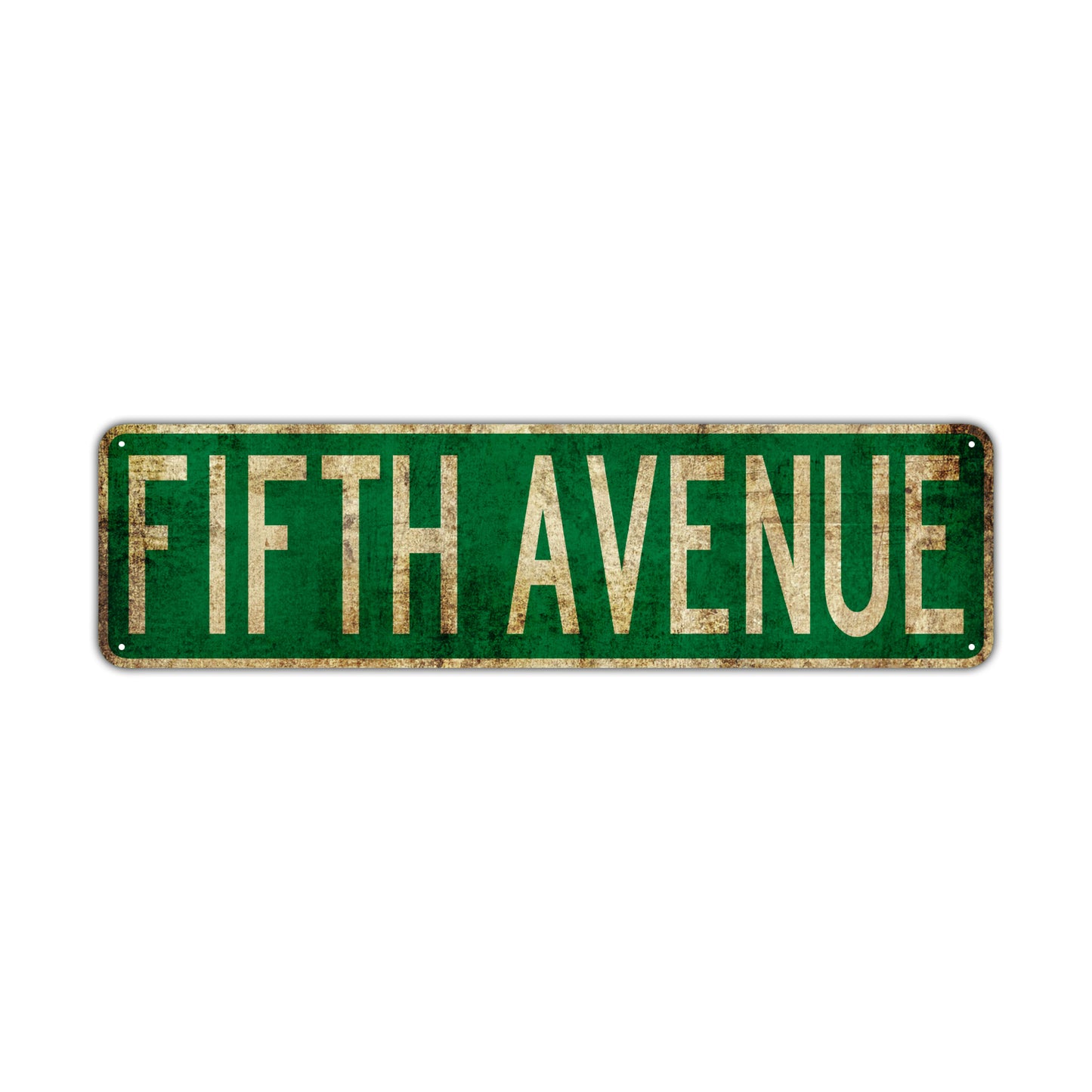 Fifth Avenue Vintage Retro Street Novelty Sign Rustic Metal Aluminum Decor Wall Man Shop Cave Bar Gift
