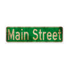 Rue Bourbon Vintage Retro Street Novelty Sign Rustic Metal Aluminum Decor Wall Man Shop Cave Bar Gift