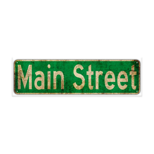 Rue Bourbon Vintage Retro Street Novelty Sign Rustic Metal Aluminum Decor Wall Man Shop Cave Bar Gift