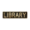 Library Vintage Retro Street Novelty Sign Rustic Metal Aluminum Decor Wall Man Shop Cave Bar Gift