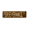 Perseverance Pl Vintage Retro Street Novelty Sign Rustic Metal Aluminum Decor Wall Man Shop Cave Bar Gift