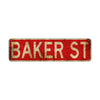 Baker St Vintage Retro Street Novelty Sign Rustic Metal Aluminum Decor Wall Man Shop Cave Bar Gift