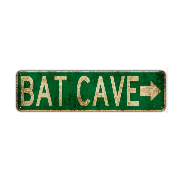 Bat Cave | Vintage Metal Street Signs - Sign Fever