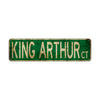 King Arthur Ct Vintage Retro Street Novelty Sign Rustic Metal Aluminum Decor Wall Man Shop Cave Bar Gift