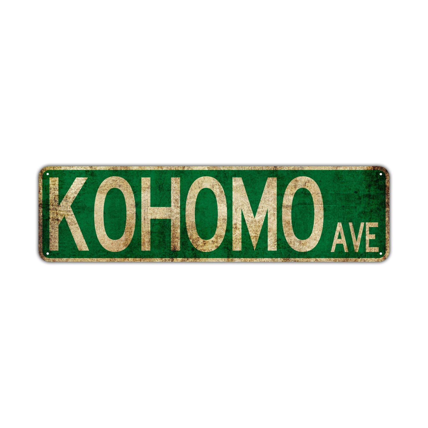 Kohomo Ave Vintage Retro Street Novelty Sign Rustic Metal Aluminum Decor Wall Man Shop Cave Bar Gift