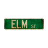ELM St Vintage Retro Street Novelty Sign Rustic Metal Aluminum Decor Wall Man Shop Cave Bar Gift