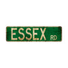Essex Rd Vintage Retro Street Novelty Sign Rustic Metal Aluminum Decor Wall Man Shop Cave Bar Gift