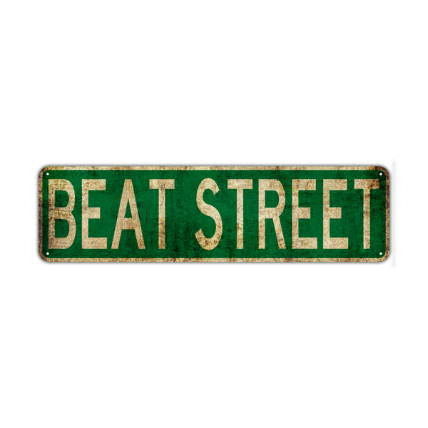 Beat Street | Old Looking Metal Street Signs - Sign Fever