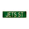 Jets St Vintage Retro Street Novelty Sign Rustic Metal Aluminum Decor Wall Man Shop Cave Bar Gift