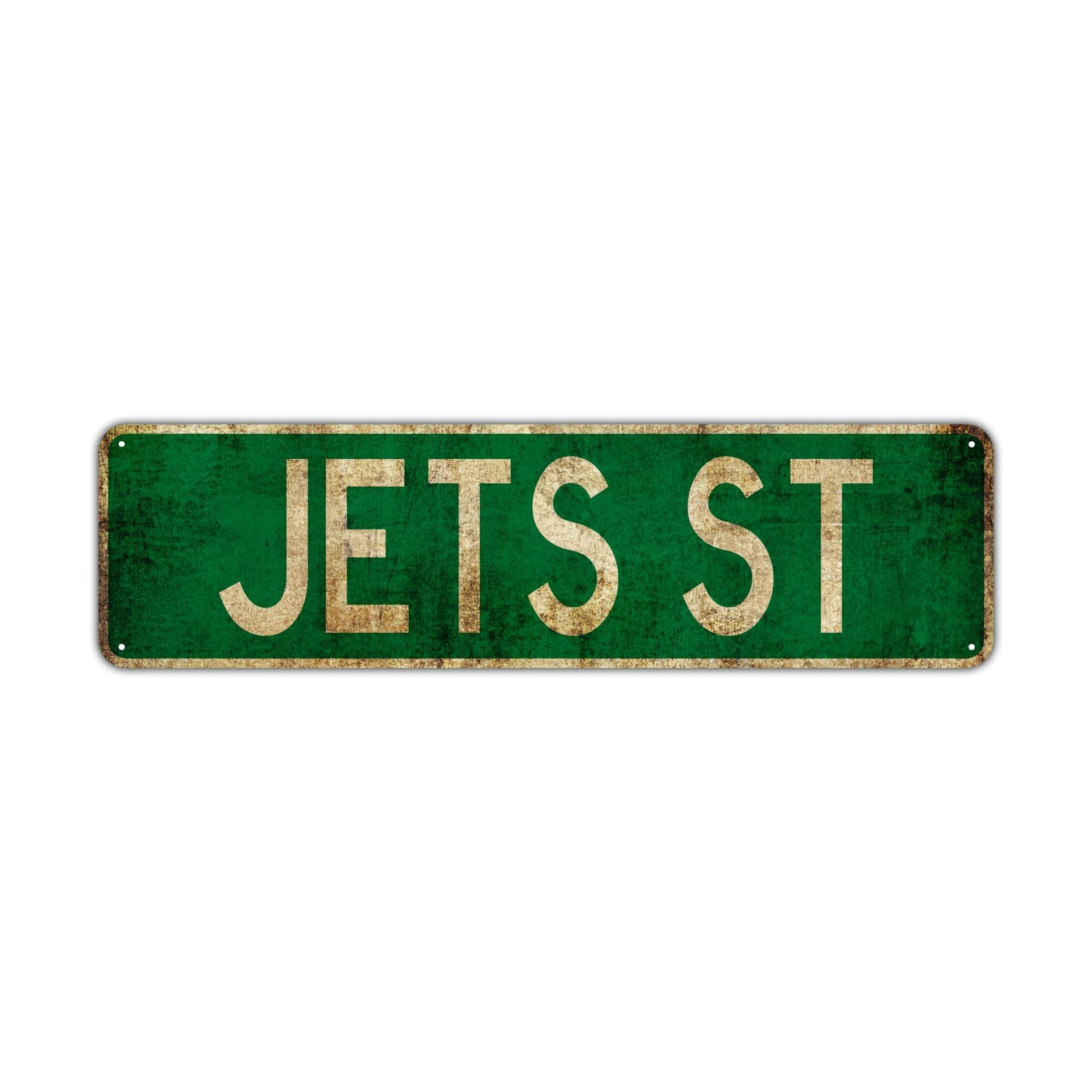 Jets St Vintage Retro Street Novelty Sign Rustic Metal Aluminum Decor Wall Man Shop Cave Bar Gift