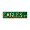 Eagles St Vintage Retro Street Novelty Sign Rustic Metal Aluminum Decor Wall Man Shop Cave Bar Gift
