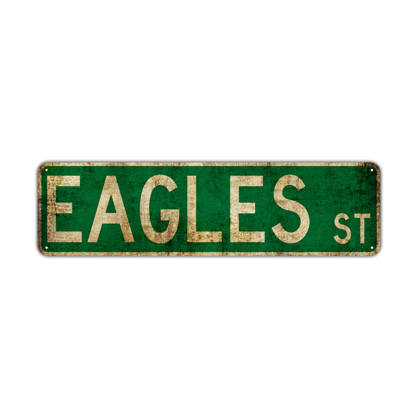 Eagles St Vintage Retro Street Novelty Sign Rustic Metal Aluminum Decor Wall Man Shop Cave Bar Gift