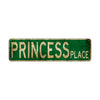Princess Place Vintage Retro Street Novelty Sign Rustic Metal Aluminum Decor Wall Man Shop Cave Bar Gift