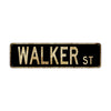Walker St Vintage Retro Street Novelty Sign Rustic Metal Aluminum Decor Wall Man Shop Cave Bar Gift
