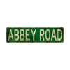 Abbey Road Vintage Retro Street Novelty Sign Rustic Metal Aluminum Decor Wall Man Shop Cave Bar Gift