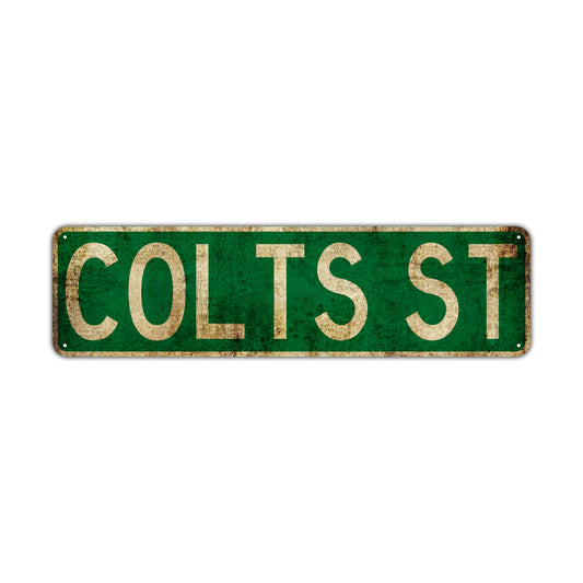 Col Ts St Vintage Retro Street Novelty Sign Rustic Metal Aluminum Decor Wall Man Shop Cave Bar Gift