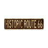 Historic Route 66 Vintage Retro Street Novelty Sign Rustic Metal Aluminum Decor Wall Man Shop Cave Bar Gift
