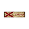 Alabama State Country United States Vintage Retro Street Novelty Sign Rustic Metal Aluminum Decor Wall Man Shop Cave Bar Gift