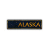 Alaska State Country United States Vintage Retro Street Novelty Sign Rustic Metal Aluminum Decor Wall Man Shop Cave Bar Gift