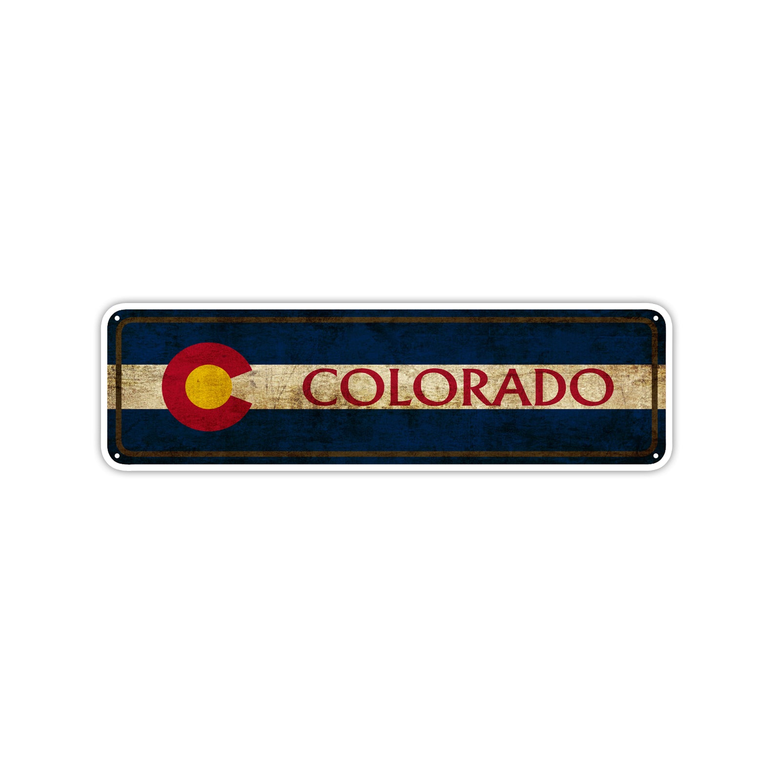 Colorado State Flag | Metal Street Sign – Sign Fever