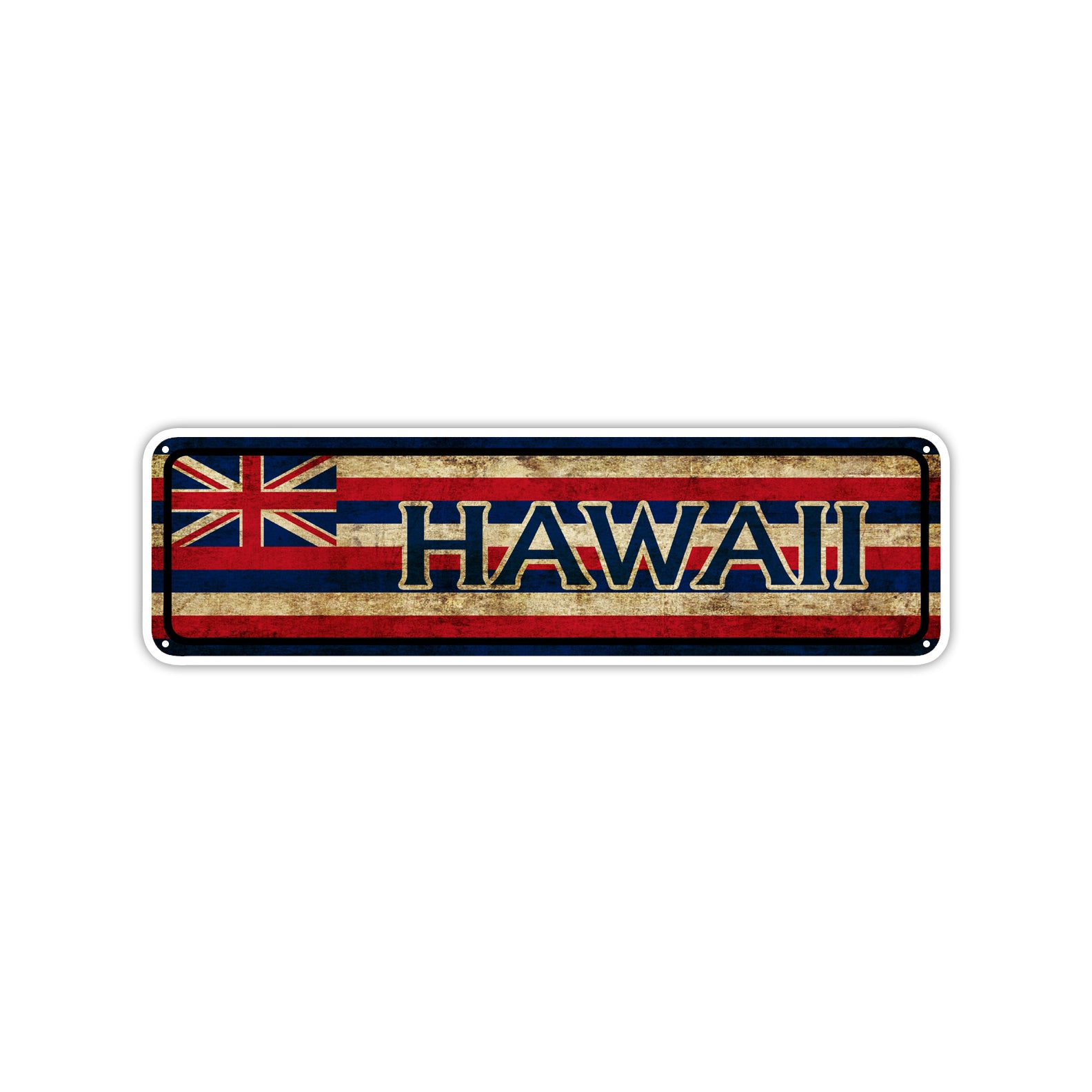 Hawaii State Flag Metal Street Sign Sign Fever